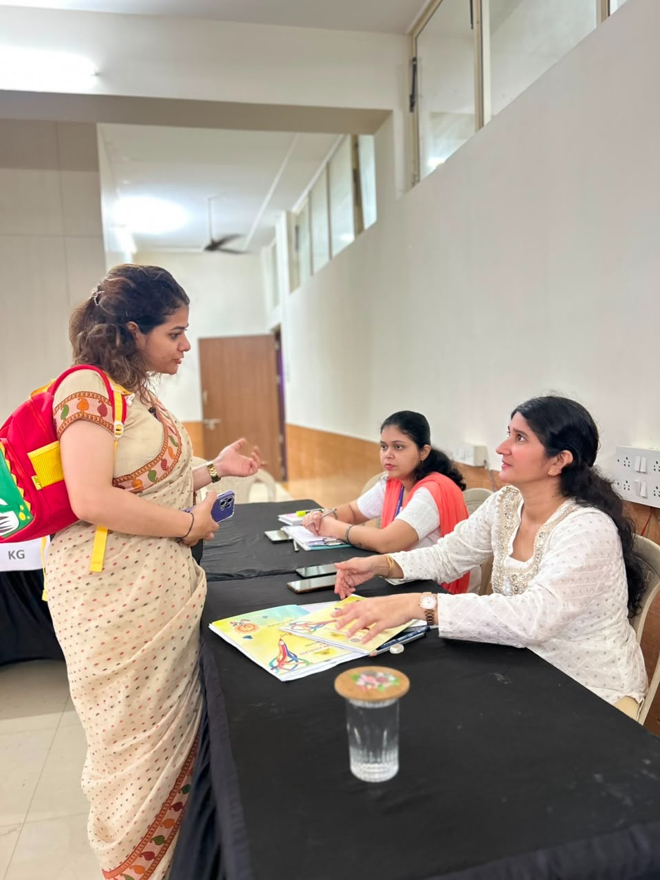 One-on-one session between a child and a counsellor